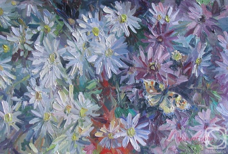 Kruglova Irina. Butterfly on daisies