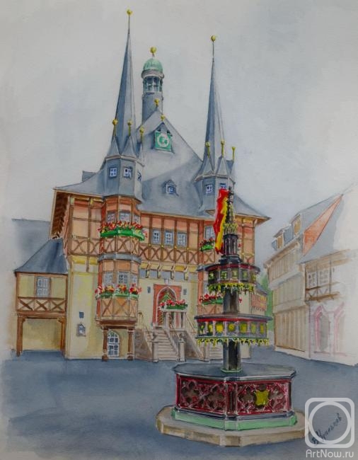 Udaltsov Vladimir. Wernigerode. Townhall