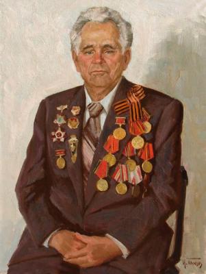 The veteran of the Second World War Davykin Feodor Fedoseevich. Panov Igor