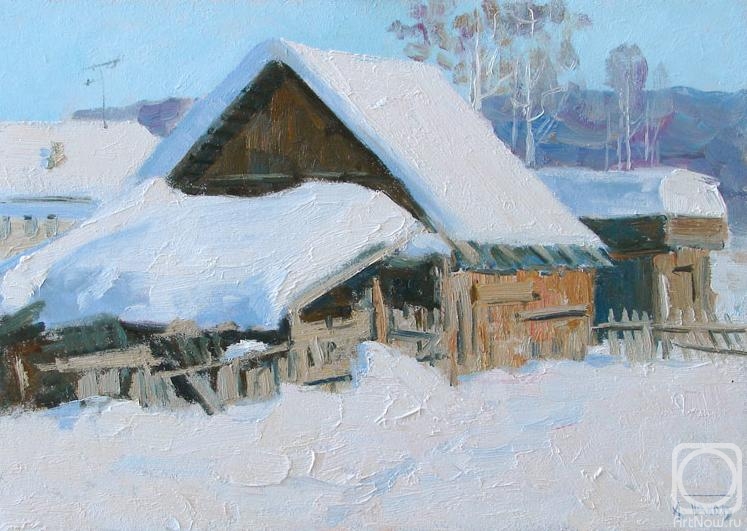 Panov Igor. Day of snow winter