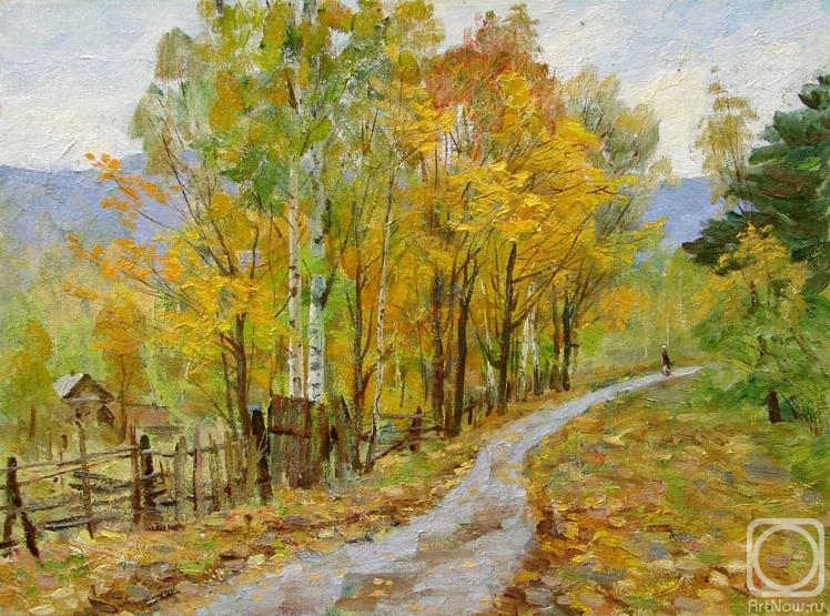 Panov Igor. Autumn road