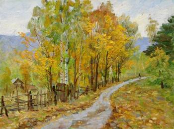 Autumn road. Panov Igor