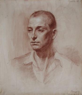 Head of a young man. Panov Igor