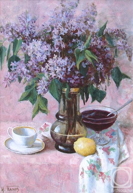 Panov Igor. A lilac bouquet