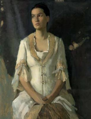 Girl in white. Dolgaya Olga