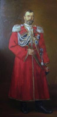 Portrait of emperor Nicholas Alexandrovich. Fedorov Dmitriy