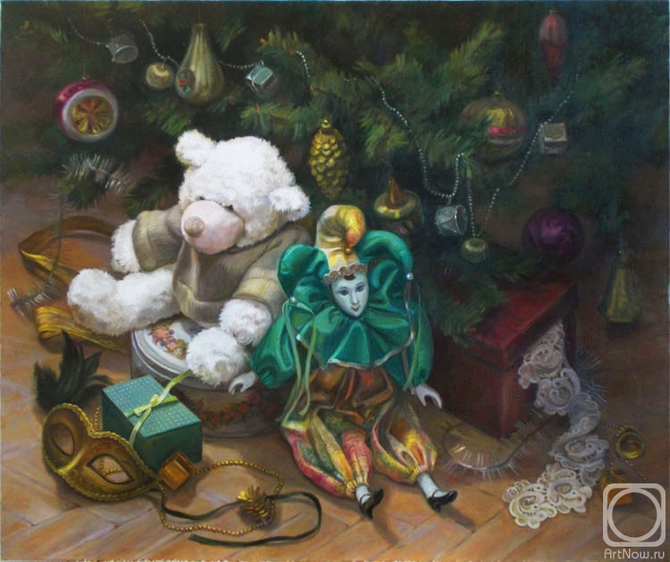 Shumakova Elena. Toys under the Christmas tree