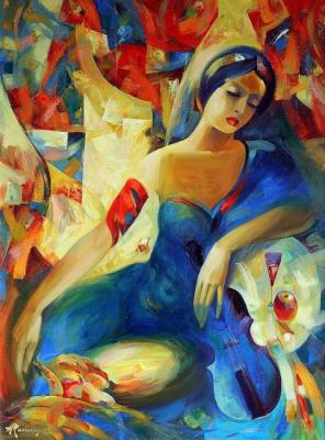 Lady in Blue. Rozhansky Anatoliy