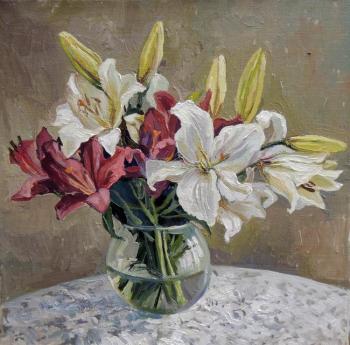 Still life with lilies. Popova Anastasia