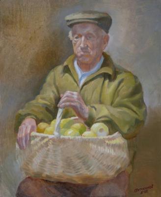 Basket with apples. Svyatchenkov Anton