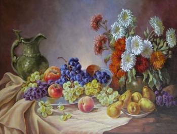 Still life with fruit (copy) (   ). Vedeshina Zinaida