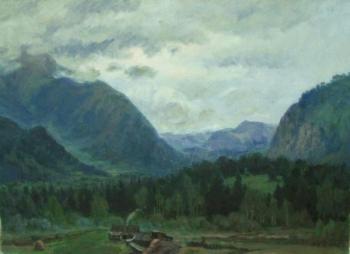 Parking in the mountains. Rudin Petr