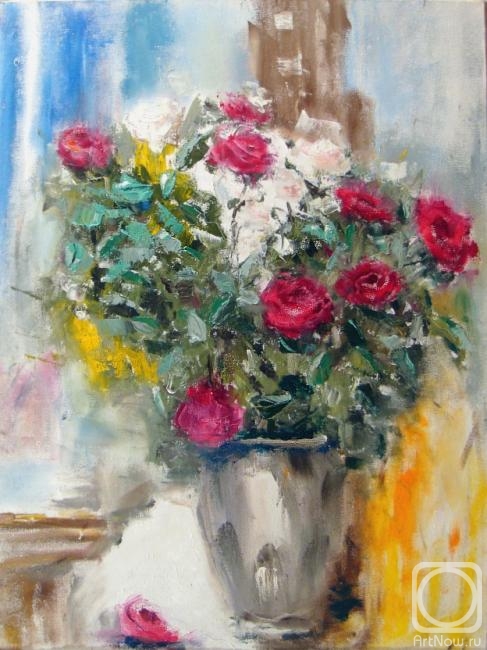 Zhadko Grigory. Roses on the table