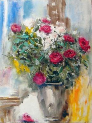 Roses on the table. Zhadko Grigory