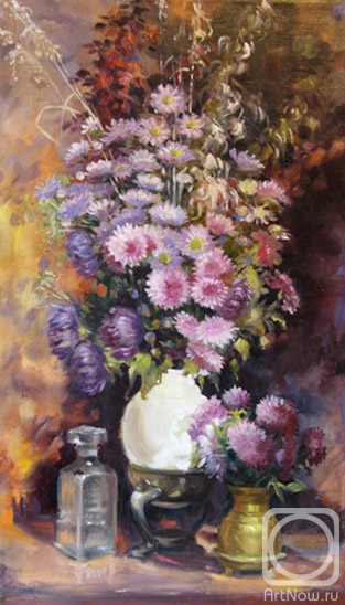 Vedeshina Zinaida. Bouquet of chrysanthemums