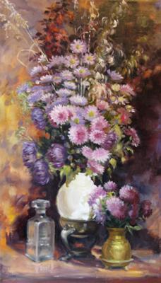 Vedeshina Zinaida Andreevna. Bouquet of chrysanthemums