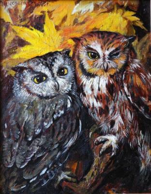 Two owls. Simonova Olga