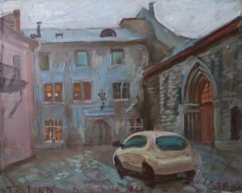 Painting Tallinn, St. Katarina Lane. Dobrovolskaya Gayane