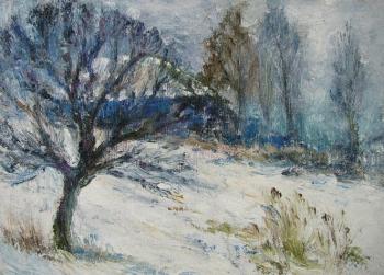 Winter landscape. Maslikova Angelina
