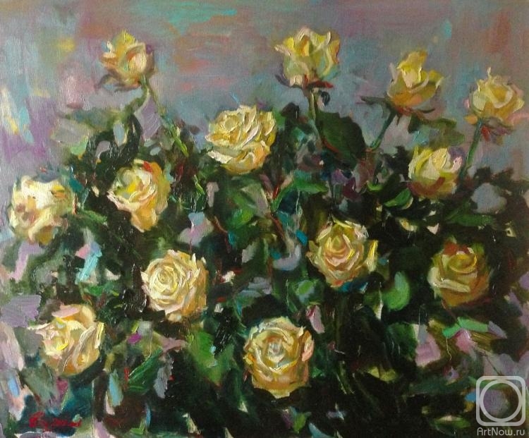 Solodilova Natalia. New Year's roses