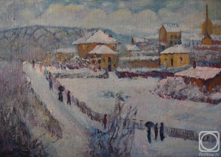Belov Nikolay. Winter town