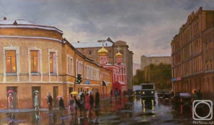 Lapovok Vladimir. Rain in Kitay-gorod