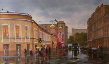 Lapovok Vladimir Abramovich. Rain in Kitay-gorod