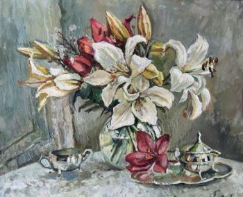 Still life with lilies. Popova Anastasia