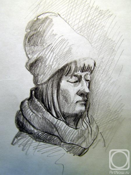 Gerasimov Vladimir. Sketch in the Metro 36