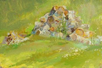 Etude 45 "Birch logs". Roshina-Iegorova Oksana