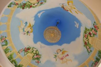 Ceiling painting "Angels". Romanova (Fastovets) Evgeniya