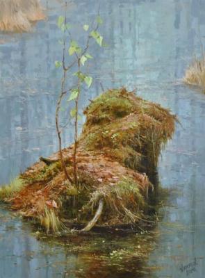 On the island (Leaves On The Water). Anikin Aleksey