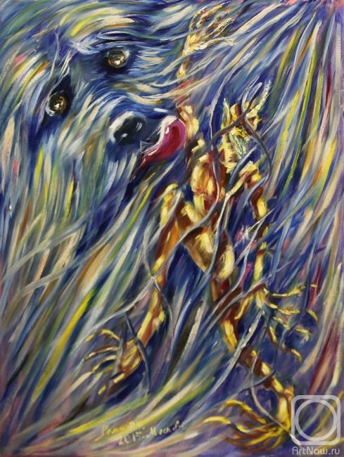 Rakhmatulin Roman. Shurale lost in wool of Blue Dog