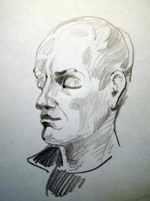 Five minutes sketch in the subway 40. Gerasimov Vladimir