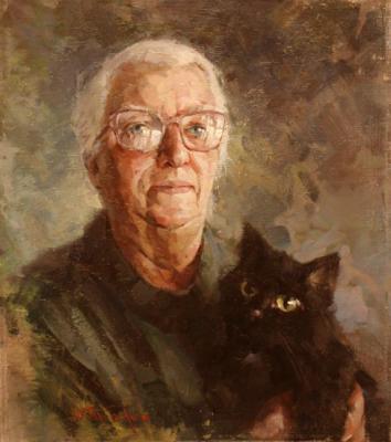 Portrait of my grandmother. Pryadko Yuriy