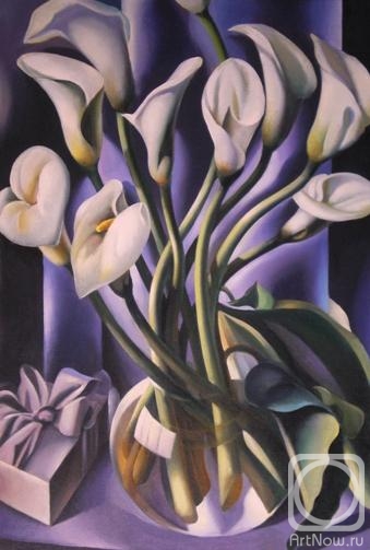 Mescheriakov Pavel. Flowers (by Lempicka)