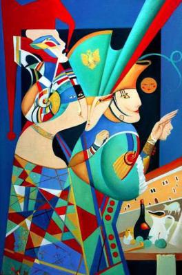 Cycle "Carnival of St. Petersburg". №4. M.Shemyakin. Mescheriakov Pavel