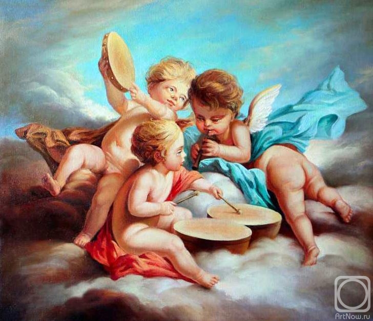 ������� ������ �� ������. ��������� �����. Allegories of music (by Francois Boucher)