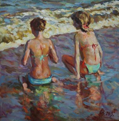 Girls by the sea. Vyrvich Valentin