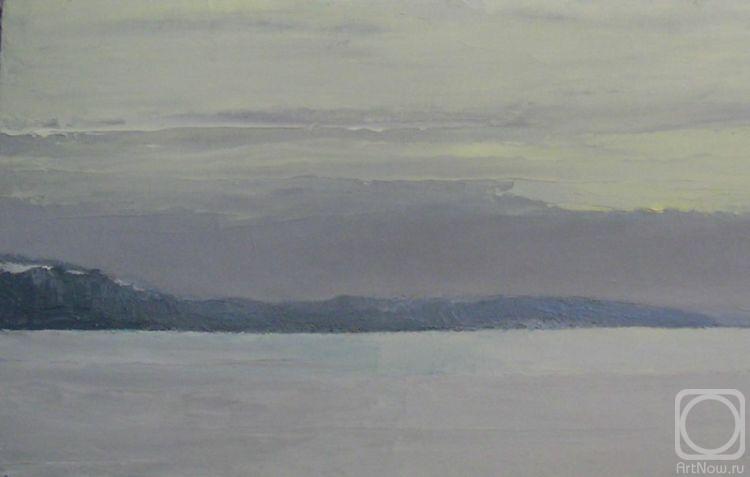 Zhdanov Alexander. Winter fiord. Fragment
