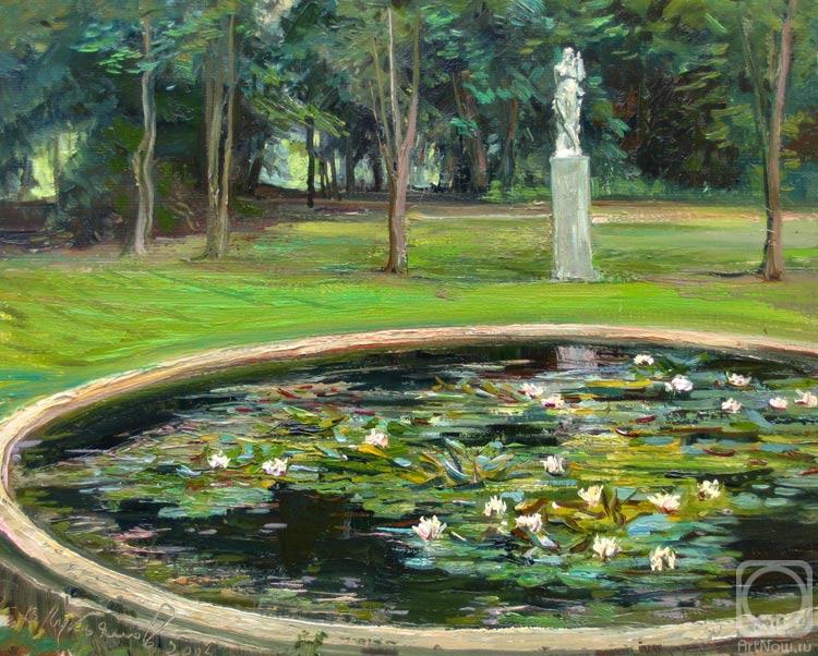 Loukianov Victor. Lilies at the ancient park