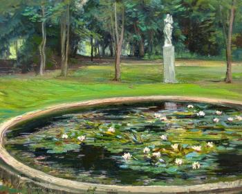 Lilies at the ancient park. Loukianov Victor