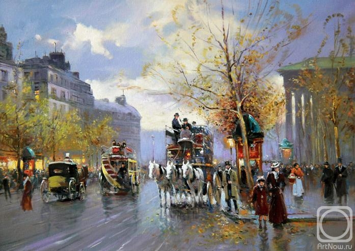 Mescheriakov Pavel. Cycle "Streets of Paris". 2