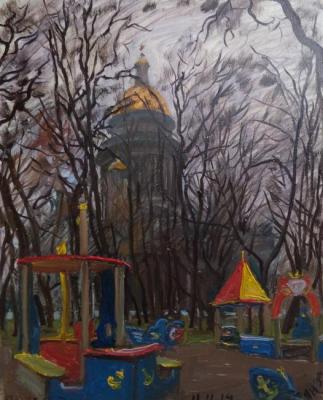 Painting Petersburg. About Isaac's Cathedral. Dobrovolskaya Gayane