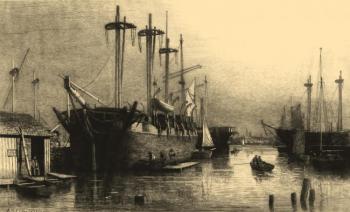 Merchant ship. Kolotikhin Mikhail