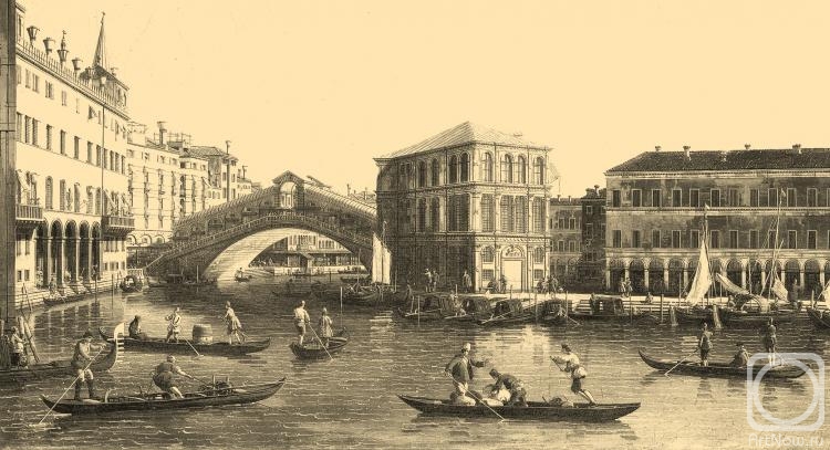 Kolotikhin Mikhail. Venice. Rinaldo Bridge