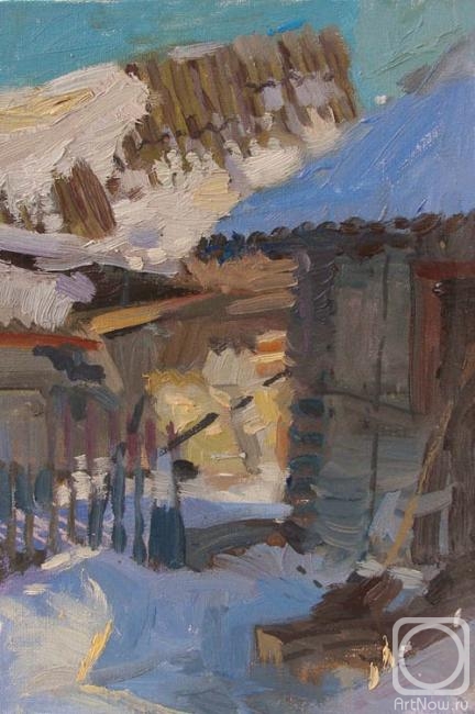 Roshina-Iegorova Oksana. The old yard" etude