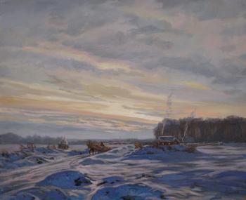 Cold winter (). Panov Eduard