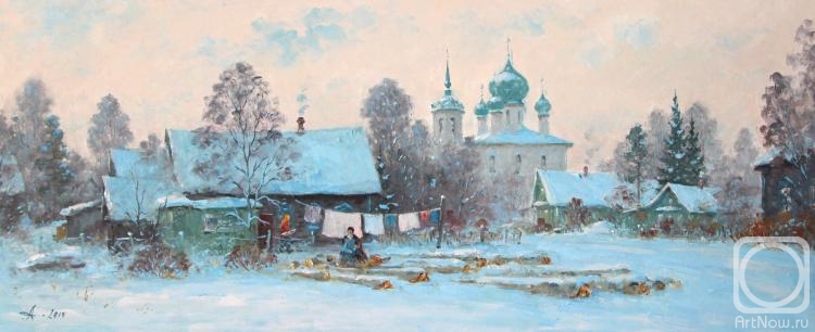 Alexandrovsky Alexander. The Old Ladoga. Russian Winter