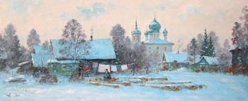 The Old Ladoga. Russian Winter. Alexandrovsky Alexander